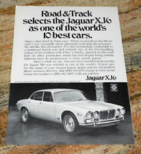1972 Jaguar XJ6 Original Magazine Advertisement Small Poster picture