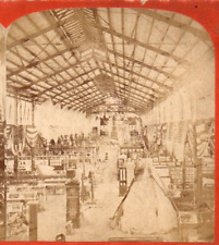 1876 Centennial Expo, U.S. Government Building, Main Ave.  Stereoview Photo picture