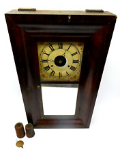 Antique Old Plymouth Hollow Conn. Seth Thomas Wood Wooden Ogee Clock Parts picture