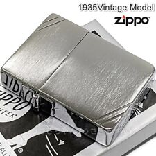 zippo 1935Rep Double sided Diagonal Line SV Zippo Lighter picture