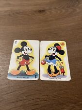 EXTREMELY RARE 1938 CASTELL BROS. LTD. MICKEY MINNIE MOUSE SHUFFLED SYMPHONIES picture
