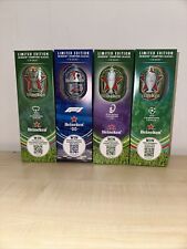 Full Set Of 4 x Heineken Mixed Champions Pint Glasses 20oz Brand New Gift Boxed picture