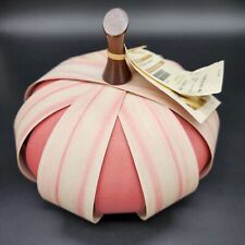 Longaberger 20th Anniv Horizon of Hope Pink White Pumpkin SOLD 1 Day ONLY RARE picture