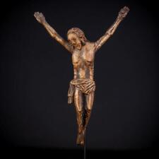 Corpus Christi Sculpture | Christ Wooden Statue | Antique 1700s Jesus | 10.6