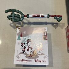 Disney Store 2019 Christmas Mickey Train Collectible Key picture