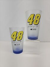 Jimmie Johnson Beer Glasses (set of 2) NASCAR 