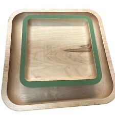 Pistachio Pedestal 2 Tiered Wood Serving Dish By JK Adams For Uncommon Goods picture