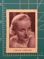 1938 SOBRE CINE FILM MOVIE STARS CARD CAROLE LOMBARD picture