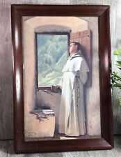 Vintage Religious Print, Signed And Framed picture
