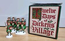 Department 56 The 12 Days of Dickens Village Series X Ten Pipers Piping Xmas picture