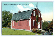 Vintage Postcard Nathan Hale School House New London Connecticut picture