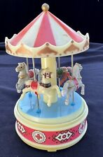 Vintage 1970's Yap's Carousel With Horses Carousel Waltz Music Carousel -2 picture