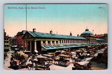 Boston MA-Massachusetts, In The Market District, Antique, Vintage Postcard picture