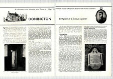 Donington Lincolnshire Matthew Flinders Thomas Cowley - 1966  Article picture