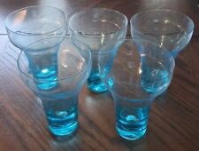Doyen Contempri Paul McCobb Blue Highball Glasses (5), Mid-Century 5 3/4