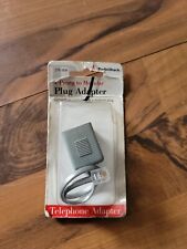 RadioShack Telephone 4 Prong To RJ11 Modular Adapter 279-393A NOS picture