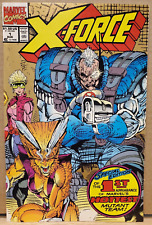 X-Force 1 Second 2nd Print Gold Wrap Around Cover Rob Liefeld 1991 Marvel Comics picture