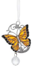 Ganz Stain Glass Look Monarch Butterfly Ornament 