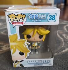 Funko Pop Rocks Vocaloid Kagamine Len #38 Box Is Rough, Item Is New Inside picture