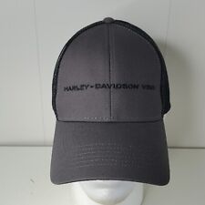 Harley-Davidson Visa Snapback Cap Mesh Trucker Cap Embroidered Spelled Out Logo picture