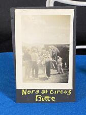 Elephants & Circus in Butte Montana Vintage Photo c. 1930's picture