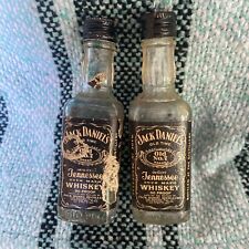 VINTAGE JACK DANIELS 1/10 PINT OLD NO. 7 BRAND WHISKEY BOTTLE EMPTY picture