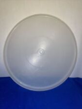 Vtg Tupperware Replacement Lid Tupper Seal Large Round 224 Clear Sheer picture