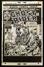 Marvel Spotlight #5 Ghost Rider 11x17 FRAMED Original Art Poster Comics picture