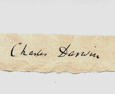 Charles Darwin Autograph Reprint On Genuine Original Period 1860s Paper  picture