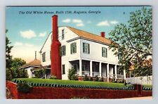 Augusta GA-Georgia, The Old White House, Exterior, Vintage Postcard picture