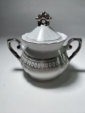 GNA English Style Fine Porcelain  Sugar Bowl Vintage China picture
