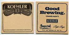 KOEHLER Erie Brewing Co ERIE PA vintage BEER MAT COASTER SOUS-BOCK picture