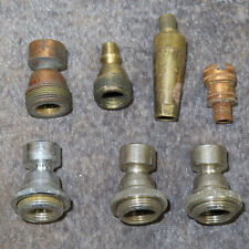 LOT #868: (6) VTG Swivels, Hang Straights: Brass, Chrome, Nickel, Copper picture