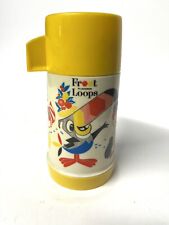 1969 Kelloggs Cereal Thermos for Lunch Box Kellogg's Corn Flakes picture