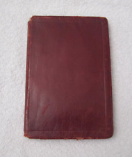 ANTIQUE LEATHER-BOUND HAND WRITTEN DIARY - 1908 to 1910 picture