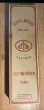 VINTAGE BRODER FLOCHE Cartier - Bresson PARIS Couleur SOLIDE  Thread BOX ONLY picture
