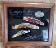 2003 CASE KNIVES CONGRESS SET Mint Unused Limited Edition of 1000 knife w/ Box picture