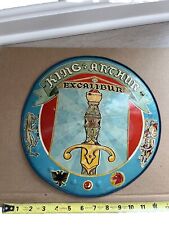 Vintage 1950's Marx King Arthur Excalibur Litho Tin Shield picture