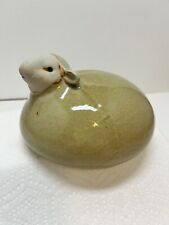 Vintage Collectible Sia Mexican? Pottery Seated Resting Round Sheep 4 1/2” picture