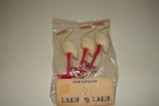 Vintage Miniature Plastic Stork Cranes 3.5