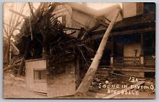 Vintage RPPC Postcard Scene in Dayton O. Riverdale Tornado *A1283 picture