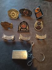 Lot Of Harley Davidson 9 pins, 1 clip picture