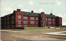 Emerson School Gary IN Indiana c1910 Postcard H8 picture