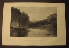 1869 - MOUNT WASHINGTON, N.H. - steel engraved view by Kensett & Hinshelwood picture