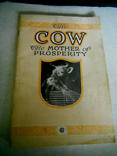 Vintage 1921 Agriculture Booklet International Harvester THE COW Dairy Farm picture