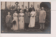 Vintage Postcard  King Frederick Augustus III of Saxony & Royal Family picture