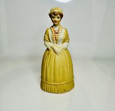 Victorian Beautiful Lady Ceramic Figurine Bells picture