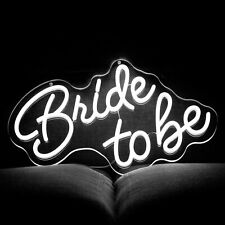 Bride to be Letters LED Wall Sign for Christmas Bridal Shower Bachelorette En... picture