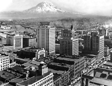 1930-1940 Tacoma & Mt. Rainier, WA Old Photo 8.5