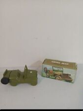 Full Bottle & Original Box Vintage 1970's Avon Spicy Aftershave Army Jeep picture